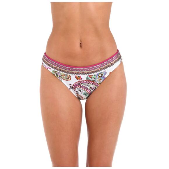 L'AGENCE Nicole Bright Paisley Bikini Bottoms Size Medium - Picture 10 of 10